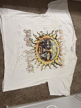 Sublime Graphic Sun Short Sleeve Tee - White oversized
